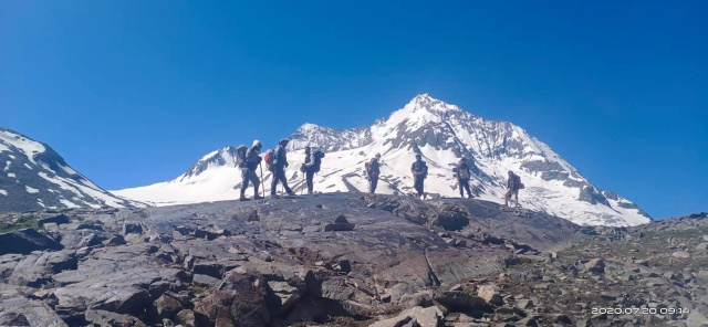 Walkers Mountain pass Laspur Trek