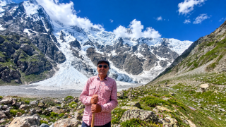 Shams Uddin above Nanga Parbat Basecamp