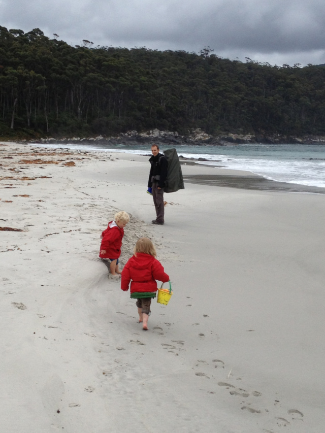 Kids playing Fortescue Bay Phill Pullinger
