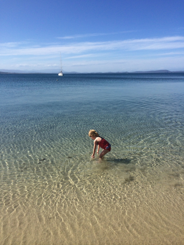 Adventure Bay kid splashing water