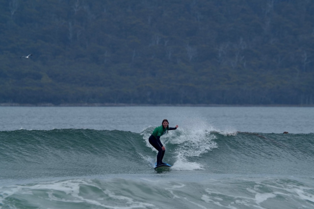 Bruny kids surfing Claire Gorman
