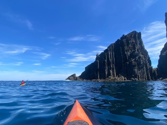 Rock formations Kayaking Sophie Balagh