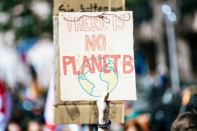 Sign protest activism there is no planet b Markus Spiske on Unsplash