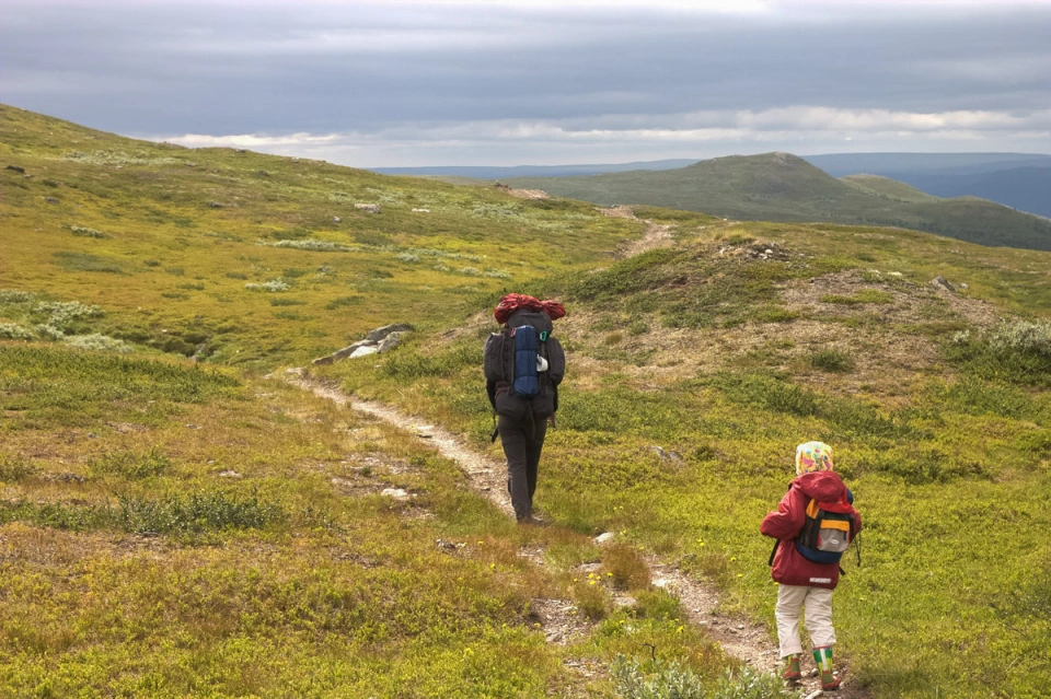 Hiking Sweden people year 2006 Tilde Bergstrom
