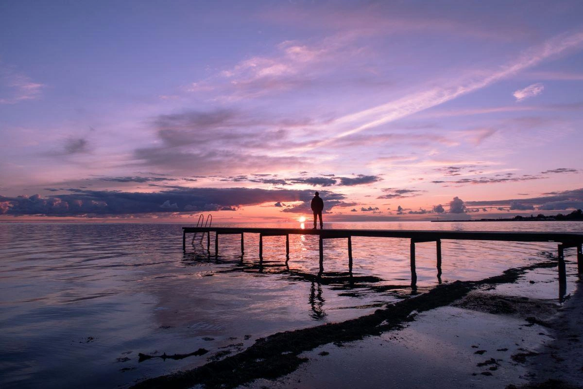 Sunset Swedish South Coast by Tilde Bergstrom