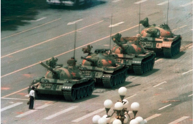 Tank Man Jeff Widener
