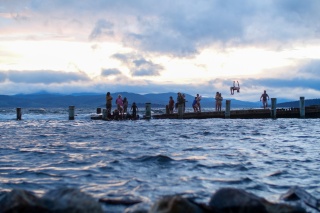 Supergrom winter on bruny
