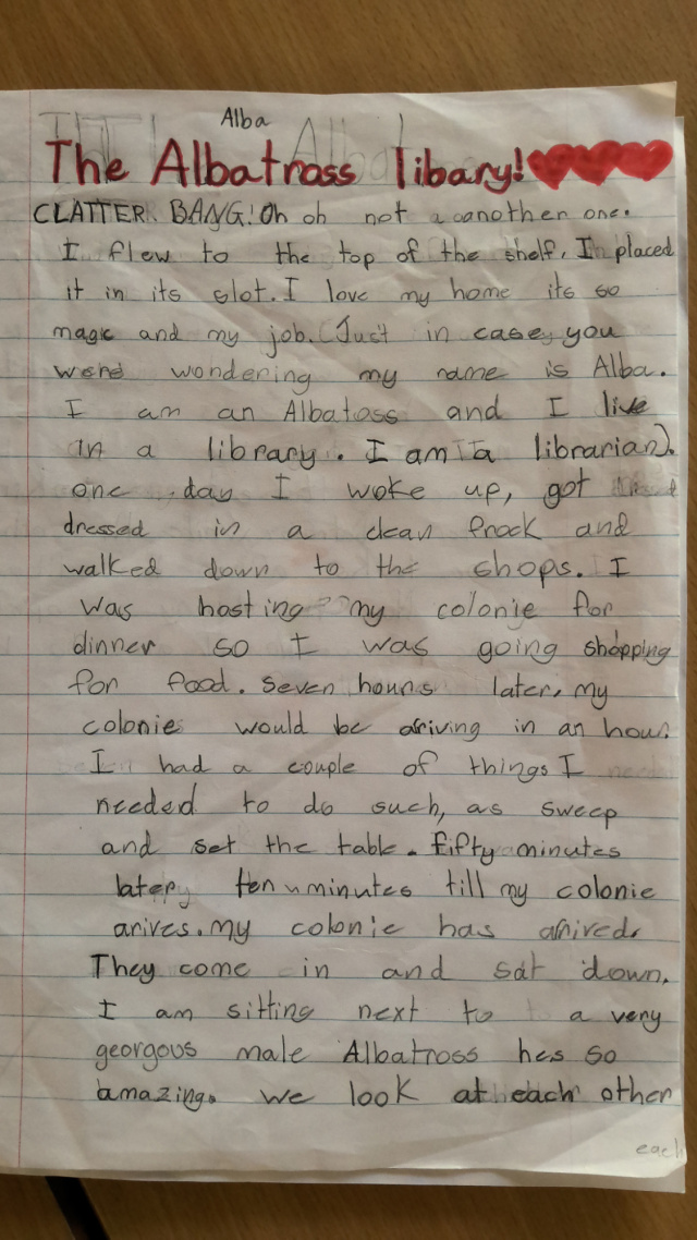 Alba Beaton age 8 one