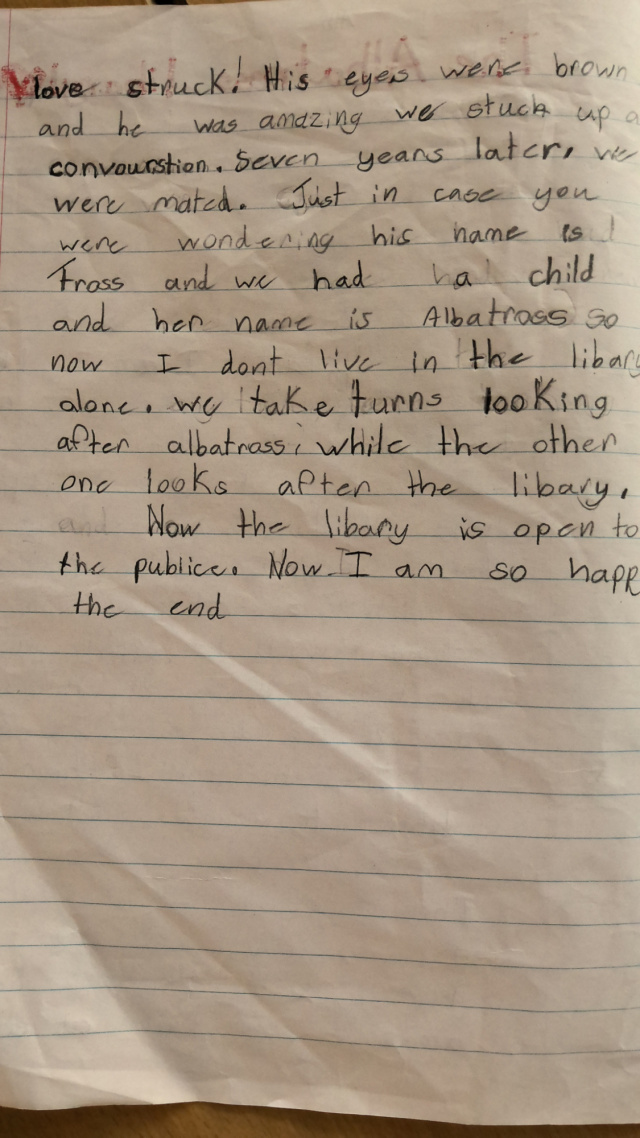 Alba Beaton age 8 two