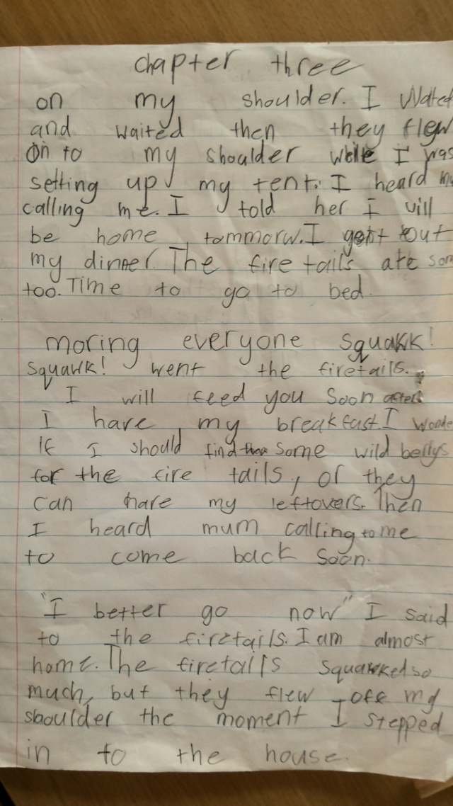 Forest Birds by Aurora age 7 chapter3