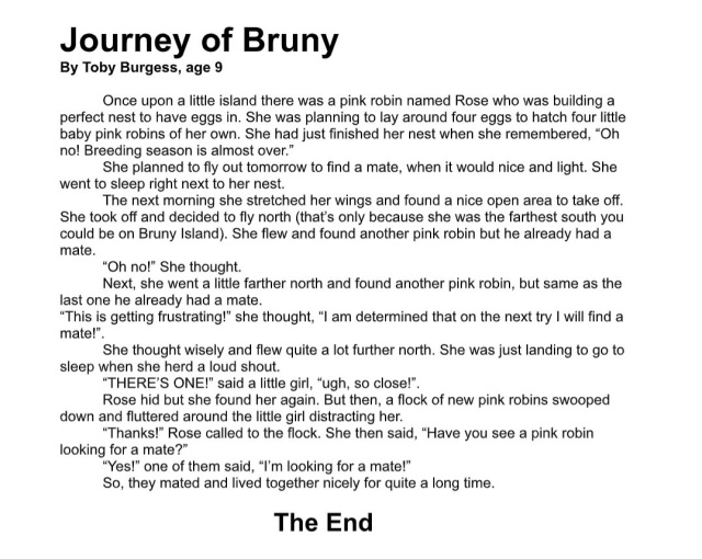 Journey of Bruny Toby Burgess
