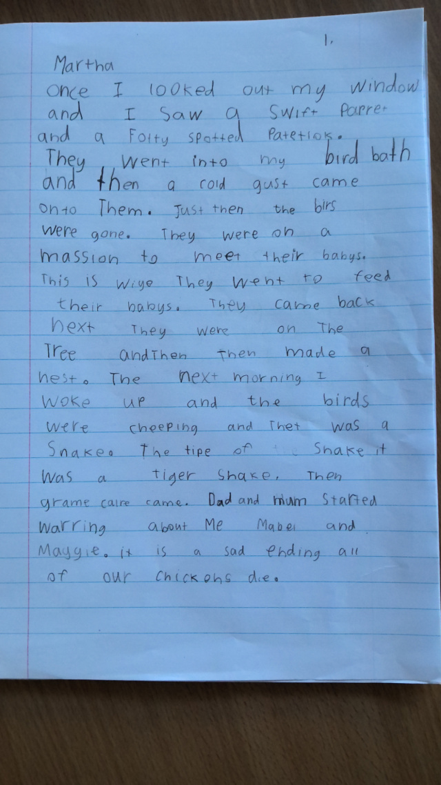 Martha Cunningham age 7