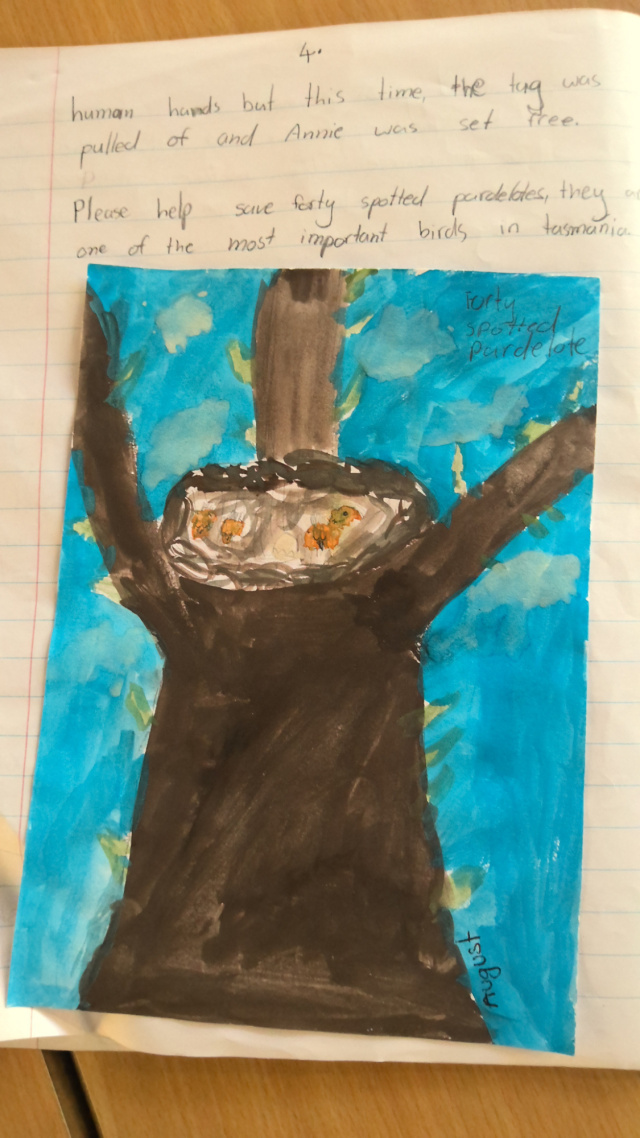 Story by August Lillico Kernery age 8 FOUR