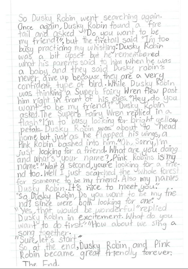 Story by Tinaya Thilakasiri age 10 page2