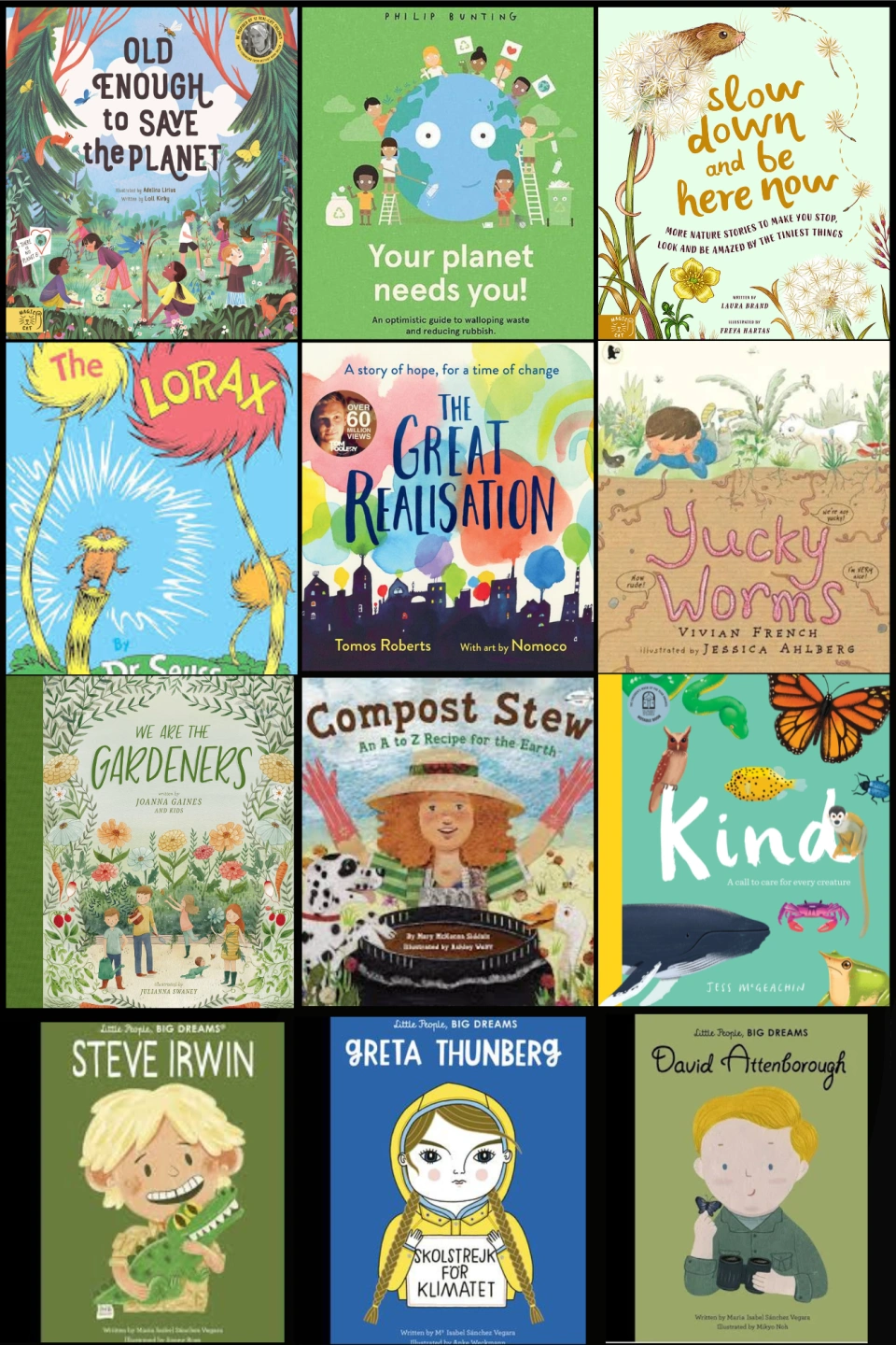 Kids books for nature