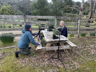 Dan Broun with Dr Tonia Cochrane